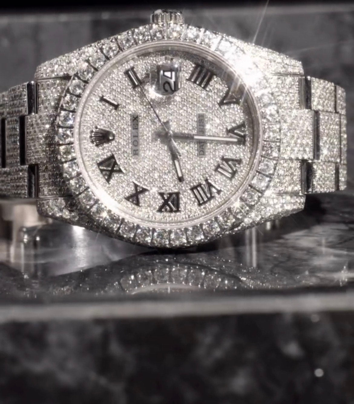 All white rolex datejust