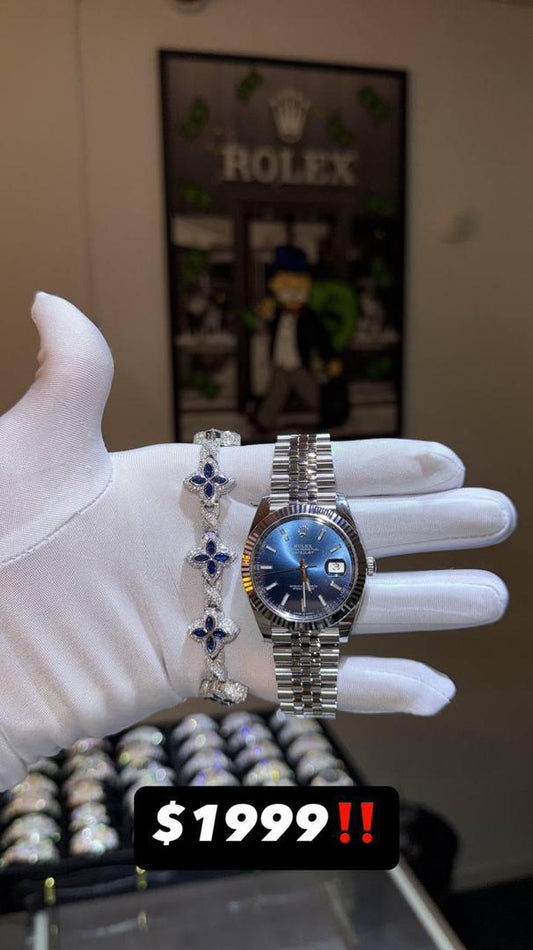 Midnight blue Rolex set