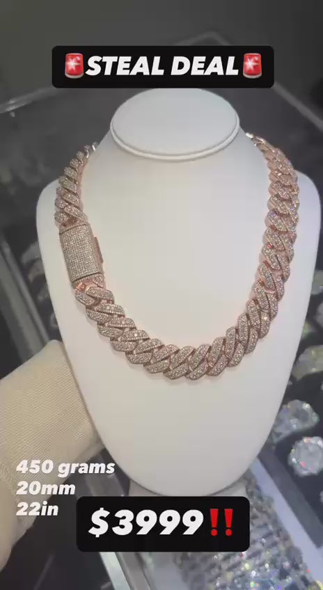 Rose gold Cuban link
