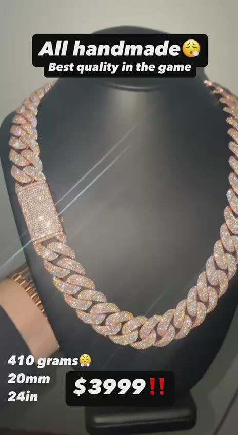 Ember rose gold Cuban link